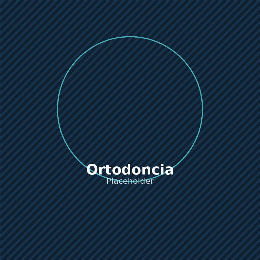 Colocación de brackets metálicos